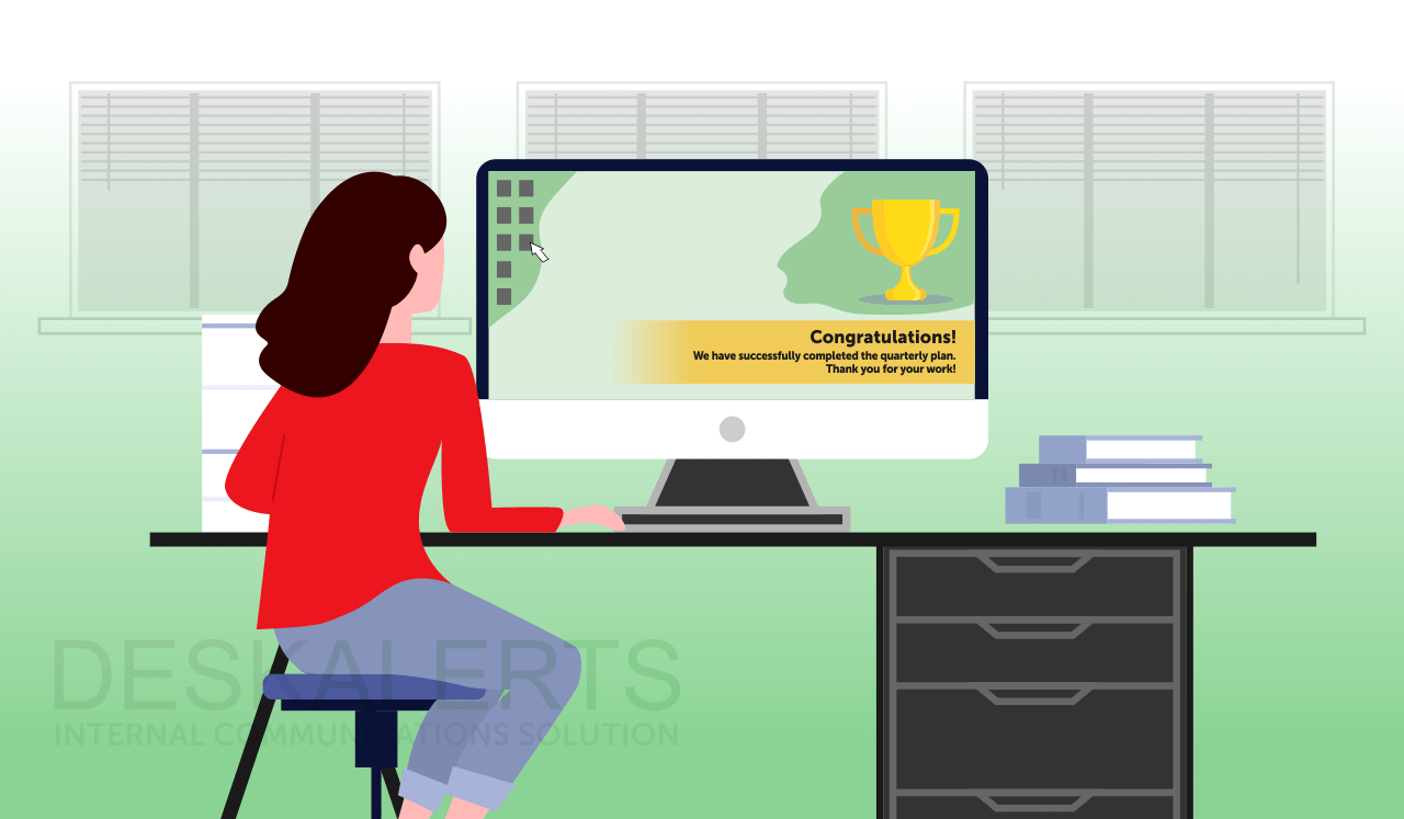 Corporate Wallpaper: Various Ways to Use the Corporate Desktop Background |  DeskAlerts