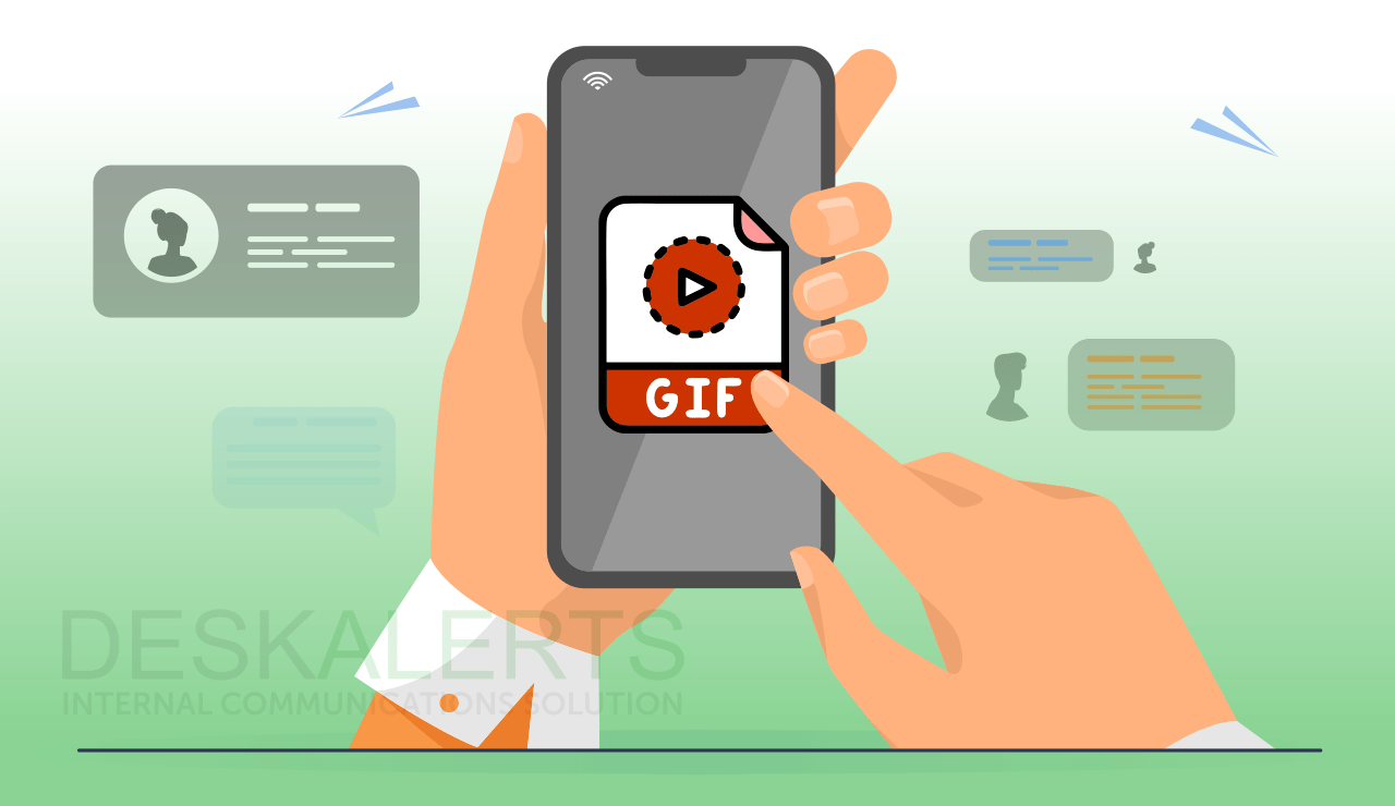 How to Use Gifs in Corporate Communication | DeskAlerts